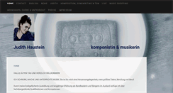 Desktop Screenshot of judithhaustein.com